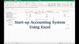 Basic Excel Accounting System [upl. by Risteau]