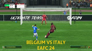 BELGIUM VS ITALY PENALTIES SOCCER [upl. by Lenhart]