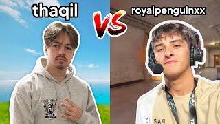 THAQIL VS ROYALPENGUIN 1V1 [upl. by Sikras]