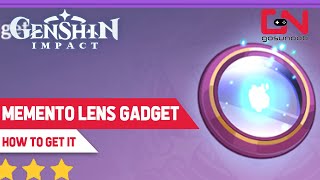 How to Get Memento Lens Genshin Impact Inazuma Gadget [upl. by Kiehl910]