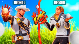 DEATHRUN ET BALLE AU PRISONNIER 😂  RedKill VS Hepahh [upl. by Gniw]