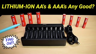 EBL LithiumIon AA amp AAA Batteries Any Good Find Out [upl. by Aleek280]