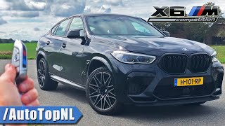 BMW X6M Competition REVIEW on AUTOBAHN NO SPEED LIMIT by AutoTopNL [upl. by Danita]