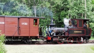 Lennakatten  Uppsala to Faringe museum railroad Sweden 2013 [upl. by Romeyn]