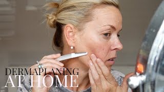 Dermaplaning at home [upl. by Dasie]