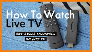 How to Watch Live TV and Local Channels on Fire Stick amp Fire TV Cube [upl. by Zumwalt]