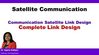 Satellite Communication  Complete Link Design Equation [upl. by Nomaid]