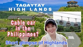 TAGAYTAY HIGHLANDS  CABLE CAR IN THE PHILIPPINES Annejacobsjourney [upl. by Edras]