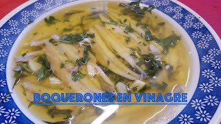 Como Hacer Boquerones en Vinagre [upl. by Frederica66]