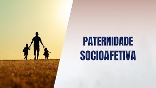 Paternidade socioafetiva [upl. by Yadnil434]