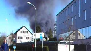 Gasexplosion mit Grossbrand in Safenwil [upl. by Atile213]