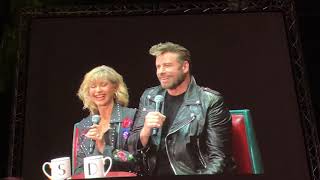 “Grease” singalong with John Travolta amp Olivia NewtonJohn QampA 121319 [upl. by Erdied169]