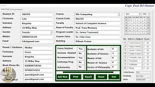 How to Create Student Database Management System in Excel Using VBA  Full Tutorial [upl. by Kuska]