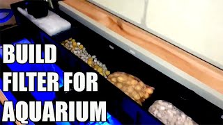 DIY Aquarium Filter  Cleaning and Setup Filter Media [upl. by Atoiganap]