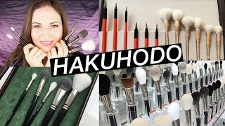 Japanese Makeup Brushes HAKUHODO Flagship Store Haul [upl. by Innes]