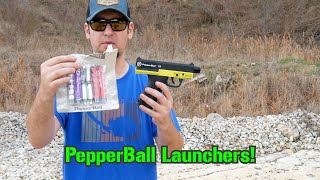 PepperBall TCP and Compact Launchers  TTAG Range Review [upl. by Engracia957]