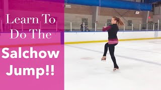 How To Do A Salchow Jump in Figure Skates [upl. by Nealson]