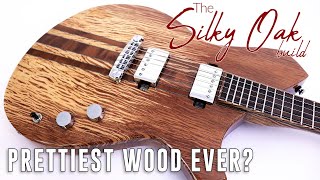 Full Guitar Build in 10 Minutes My Prettiest Wood Choices Ever [upl. by Rolfston110]