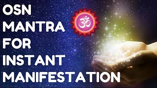 MANIFESTATION MANTRA WITH FAST RESULTS  VERY POWERFUL [upl. by Gausman]