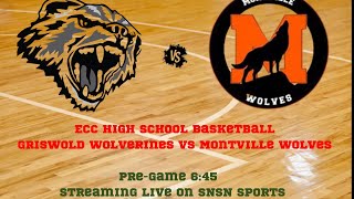 ECC High School Basketball  Griswold vs Montville [upl. by Blatt]