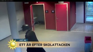 Ett år efter skolattacken  Nyhetsmorgon TV4 [upl. by Tennaj600]