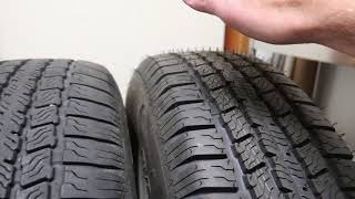 Weight Comparison Goodyear Endurance vs Dynatrail ST tires [upl. by Rede]