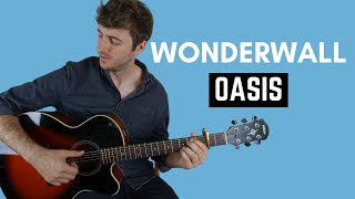 Wonderwall by Oasis  Fingerstyle Guitar Lesson [upl. by Enileoj]