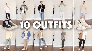 10 Easy Ways to Wear the Converse Chuck Taylor  Outfit ideas [upl. by Enaed]