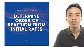 Determine Order of Reaction from Initial Rates [upl. by Schuler107]