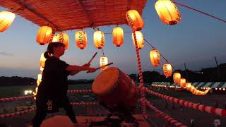 炭坑節 太鼓 青柳盆踊り 令和元年 tankoubushi Japanese drum Bon dance event [upl. by Odnama]