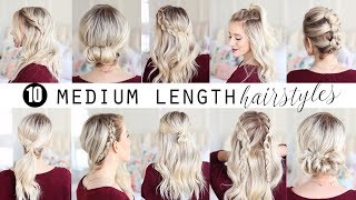 TEN Medium Length Hairstyles  Twist Me Pretty [upl. by Felipa980]