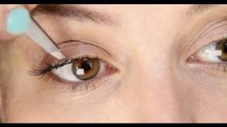 Lisa Eldridge  How To Apply Individual False Eyelashes Tutorial [upl. by Inat]