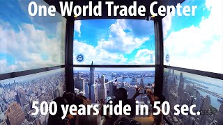 One World Observatory at World Trade Center  Elevator Ride [upl. by Kennard186]