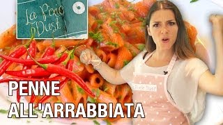 Penne allArrabbiata  The Angry Penne  Italian Pasta Recipes [upl. by Nollahs]