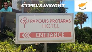 Papouis Protaras Hotel Pernera Cyprus  A Tour Around [upl. by Sairahcaz488]