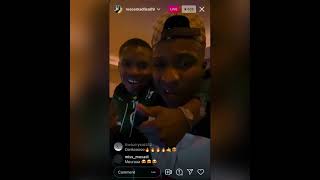 Zuma Reece madlisa and Mpura Mpura live on Instagram in studio ft Dj maphorisa and soa mattrix [upl. by Tacy]