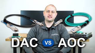 DAC vs AOC Network Cabling Comparison [upl. by Nylyaj]