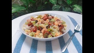 Ensalada de pasta con Monsieur Cuisine [upl. by Darcey]