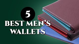 5 Best Wallets For Gentlemen  Quality Leather Billfold Card Case Phone Slim amp Mens Coat Wallet [upl. by Ines]