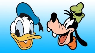 Disney and friends cartoons  Donald Mickey Pluto Goofy [upl. by Nyhagen]