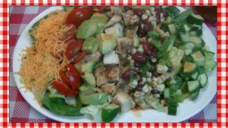 Southwestern Cobb Salad Recipe  Noreens Kitchen [upl. by Bernard]