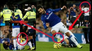 Andre Gomes injury Vs Totenham Hotspur [upl. by Anett774]