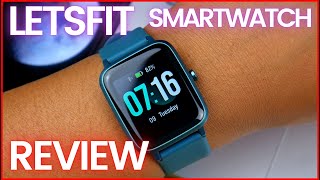 This is NOT An Apple Watch  Letsfit Smartwatch Review ID205L [upl. by Eiramlatsyrk805]