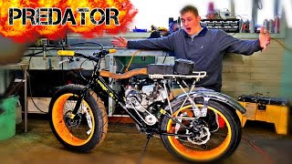 HOMEMADE Fattire motorized bike build 2 [upl. by Nauqyt458]