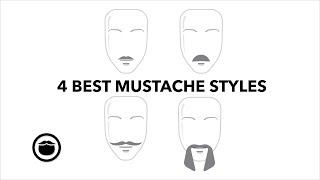 The 4 Best Mustache Styles  Eric Bandholz [upl. by Rodl]