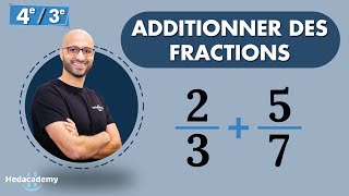 COMMENT ADDITIONNER DES FRACTIONS [upl. by Edison]