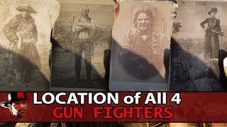 All Gun Fighters Locations  Red Dead Redemption 2  Guide [upl. by Wolff]