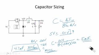 Power Electronics  Buck Converter Design Example  Part 1 [upl. by Nodnahs]