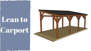 How to Build a Lean to Carport [upl. by Adnocahs]