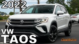 👉 2022 VW Volkswagen Taos SEL  Detailed Look amp Test Drive [upl. by Clorinde110]